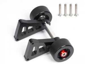 NYLON REAR WHEELIE BAR ARA-1547 FOR ARRMA 1/10 VORTEKS BIG ROCK GORGON GRANITE 3S BLX - RS-ARA1547/BK