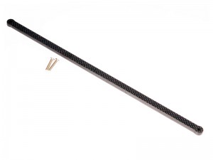 CARBON FIBER TOP CENTER SUPPORT BAR ARA-1602 FOR ARRMA 1/10 ARA4305V4 1/10 VORTEKS 223S 4X4 - RS-ARA1602/BK