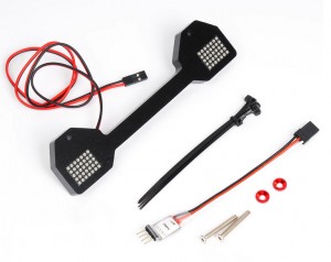 REAR NYLON LED TAILLIGHT SET ARA320738 FOR RC 1/8 ARRMA MOJAVE 4S 4X4 RC TRUCK ARA4404 - RS-ARA320738-LED