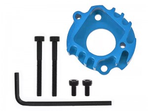 ALUMINIUM HEATSINK MOTOR MOUNT 22027 FOR TAMIYA CW-01 CHASSIS LUNCH BOX UNIMOG MIDNIGHT PUMPKIN CAR - RS-TA22027/BU