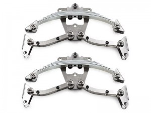 STAINLESS STEEL REAR SUSPENSION LEAF LIFTING SET FOR 1/14 TAMIYA TRACTOR TRAILER TRUCK MAN SCANIA - RS-TRA022