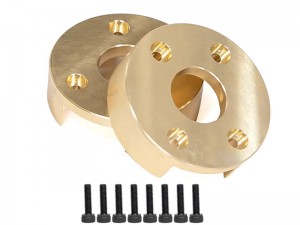 BRASS COUNTER WEIGHT PORTAL COVER 1PR FOR AXIAL RC 1/8 AXP8 GILAMON 2.2 TRAIL BUGGY AXI-1207 - RS-AXI2230/BR