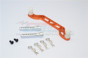 GPM CK032F ALUMINIUM FRONT BODY MOUNT WITH DELRIN POSTS 1/10 RC HPI CRAWLER KING - CK032F-OR