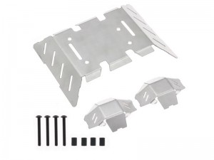 STAINLESS STEEL SKID AXLE PROTECTION PLATE FOR RC AXIAL RACING 1/8 AXP8 GILAMON 2.2 AXI-1207 - TZP-AXP8