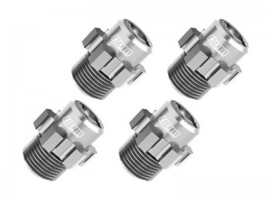GPM TJ010 7075 ALLOY 17mm WHEEL HUBS 9086 FOR TRAXXAS 1/8 JATO 4X4 VXL 90386-4 90154-4 - SILVER - TJ010-S