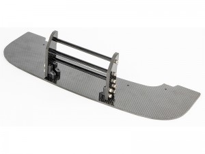 CARBON FIBER FRONT SPLITTER BUMPER SET TYPE-D ARA320520 FOR ARRMA 1/7 INFRACTION FELONY 6S BLX TRUCK - RS-ARA320520D