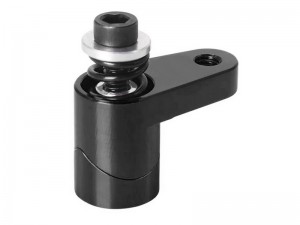 ALUMINUM SPRING SERVO SAVER SET - 20T ARA340203V2 FOR ARRMA 1/14 TYPHON 1/16 MOJAVE 1/18 GRANITE GROM - BLACK - RS-ARA340203V2/BK