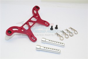 GPM CK032R ALUMINIUM REAR BODY MOUNT WITH DELRIN POSTS 1/10 HPI CRAWLER KING - CK032R-R