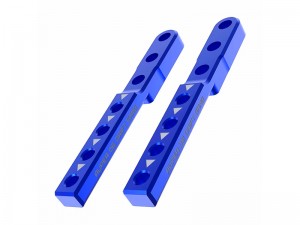 3RACING SAK-D6820 ALUMINUM REAR BODY POST FOR 1/10 AUPER D6 S SPORT DRIFT RC CAR - SAK-D6820/BU