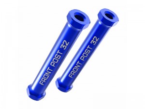 3RACING SAK-D6819A ALUMINUM VERTICAL FRONT BODY POST  FOR 1/10 AUPER D6 S SPORT DRIFT RC CAR - SAK-D6819A/BU