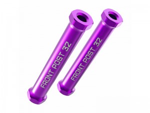 3RACING SAK-D6819A ALUMINUM VERTICAL FRONT BODY POST  FOR 1/10 AUPER D6 S SPORT DRIFT RC CAR - SAK-D6819A/PU