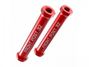 3RACING SAK-D6819A ALUMINUM VERTICAL FRONT BODY POST  FOR 1/10 AUPER D6 S SPORT DRIFT RC CAR - SAK-D6819A/RE