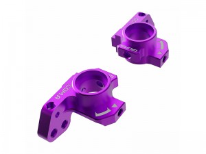 3RACING SAK-D6816 ALUMINUM REAR UPRIGHT  FOR 1/10 AUPER D6 S SPORT DRIFT RC CAR - PURPLE - SAK-D6816/PU