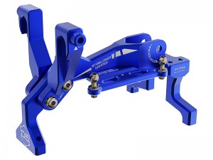 3RACING SAK-D6806 ALUMINUM FRONT BULKHEAD SET FOR 1/10 SAKURA D6 S SPORT DRIFT CAR - SAK-D6806/BU