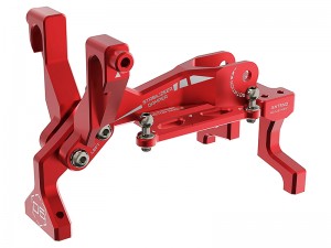 3RACING SAK-D6806 ALUMINUM FRONT BULKHEAD SET FOR 1/10 SAKURA D6 S SPORT DRIFT CAR - SAK-D6806/RE