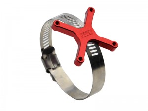 ALUMINUM 7075 COOLING FAN MOUNT 40 X 40mm FOR HOBBYWING 36 40 42 48 49 56 58 70 SERIES MOTOR - 36 40 42 SERIES - RED - RS-CFM3642/RE