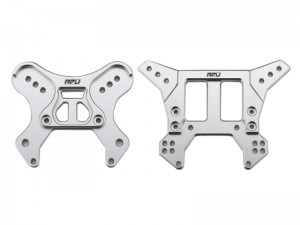 ALUMINUM 7075 FRONT & REAR SHOCK TOWER SET ARA320644 ARA320645 FOR 1/8 ARRMA TYPHON TLR V5 BUGGY - RS-ARA32064445
