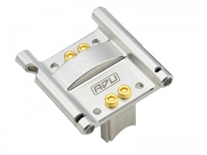 ALUMINUM 7075 CENTER DIFF COVER ARA320499 FOR ARRMA 1/7 FELONY FIRETEAM  1/8 KRATON TYPHON TLR 6S BLX - SILVER - RS-ARA320499/SI