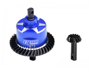 GPM SLA1337F STEEL 7075 ALLOY FRONT COMPLETE DIFFERENTIAL FOR TRAXXAS 1/10 SLASH 4X4 / XO-01 / SLASH 4X4 LOW-CG / HOSS 4X4 VXL 3S / 1/8 Jato 4X4 VXL - BLUE - SLA1337F-B