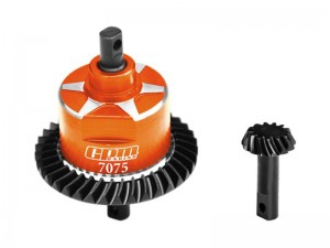 GPM SLA1337F STEEL 7075 ALLOY FRONT COMPLETE DIFFERENTIAL FOR TRAXXAS 1/10 SLASH 4X4 / XO-01 / SLASH 4X4 LOW-CG / HOSS 4X4 VXL 3S / 1/8 Jato 4X4 VXL - SLA1337F-OR