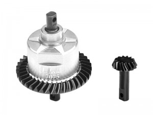 GPM SLA1337F STEEL 7075 ALLOY FRONT COMPLETE DIFFERENTIAL FOR TRAXXAS 1/10 SLASH 4X4 / XO-01 / SLASH 4X4 LOW-CG / HOSS 4X4 VXL 3S / 1/8 Jato 4X4 VXL - SILVER - SLA1337F-S