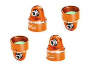GPM TPSCAP 7075 ALLOY DAMPER TOP CAP 10965 FOR TRAXXAS 1/6 FUNCO PRO SCALE 2WD SAND CAR 8S 109076-4 - ORANGE - TPSCAP-OR