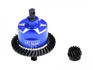 GPM SLA1337R STEEL 7075 ALLOY REAR COMPLETE DIFFERENTIAL FOR TRAXXAS 1/10 SLASH 4X4 / RUSTLER 4X4 VXL / XO-01 / SLASH 4X4 LOW-CG / HOSS 4X4 VXL 3S / 1 ... - SLA1337R-B