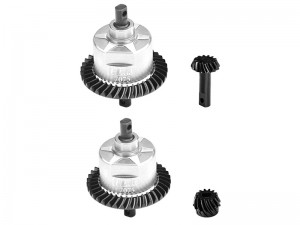 GPM SLA1337R STEEL 7075 ALLOY FRONT & REAR COMPLETE DIFFERENTIAL FOR TRAXXAS 1/10 SLASH 4X4 / RUSTLER 4X4 VXL / XO-01 / SLASH 4X4 LOW-CG / HOSS 4X ... - SLA1337FR-S