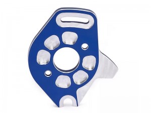 ALUMINUM LCG MOTOR PLATE 6890X FOR 1/10 RC RAXXAS BIGFOOT SLASH 4X4 STAMPEDE TRUCK - RS-TRX6890X/BU