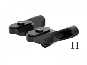 GPM LMB040R 7075 REAR WING MOUNT FOR LOSI 1/24 MICRO-B LOS00007 / 1/28 MICRO-T LOS-1392 2S BUGGY - BLACK - LMB040R-BK