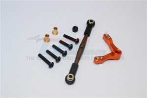 ALUMINIUM SERVO SAVER & TIE ROD  HPI CRAWLER KING - CK048-OR