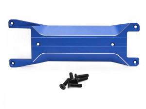 ALUMINUM MAIN CHASSIS BOTTOM SKID PLATE 10722X FOR 1/16 TRAXXAS MINI MAXX MONSTER 107154-1 - RS-TRX10722X/BU