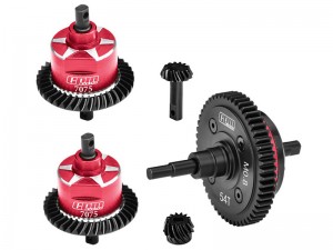 ALUMINUM FULL DIFF KIT SET 6780 5379R 6879R FOR TAXXAS 1/8 JATO 1/10 SLASH RUSTLER STAMPEDE HOSS RC TRUCK - SLA1337FR1200-R