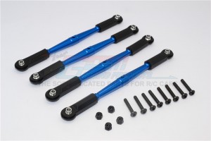 GPM CK049FR295 ALUMINIUM FRONT And REAR ANTI-THREAD LINK PARTS (295MM WHEELBASE)   HPI CRAWLER KING - CK049FR295-B-BEBK