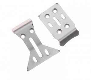 STAINLESS STEEL FRONT & REAR SKID BUMPER PLATE LOS-1770 FOR LOSI 1/24 MICRO-B BUGGY LOS00007T1 - RS-LOS1770