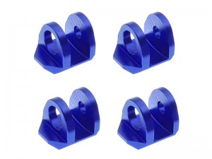 ALUMINUM FRONT & REAR DAMPER PROTECTOR CAP ARA-1252 FOR ARRMA 1/18 GRANITE 1/14 TYPHON 1/16 MOJAVE GROM - BLUE - RS-ARA1252A/BU