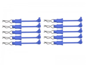 SILICON BODY CLIP RETAINER FOR 1/10 1/12 1/14 SCALE ARRMA AXIAL TRAXAS LOSI KIT - RS-BC01/BU