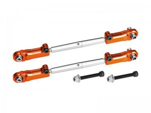 ALLOY 6061 STAINLESS STEEL ADJUSTABLE REAR UPPER ARM TIE ROD FOR ARRMA 1/5 KRATON 8S / OUTCAST 8S / KRATON 8S EXB / OUTCAST 8S EXB - MAKX057S-OR