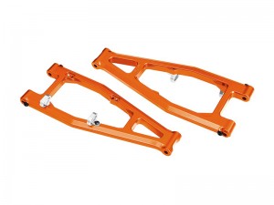7075 ALLOY FRONT UPPER SUSPENSION ARMS 10929 FOR TRAXXAS 1/6 FUNCO PRO SCALE SAND CAR 8S 109076-4 - ORANGE - TPS054-OR
