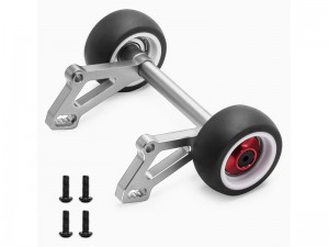 ALUMINUM WHEEL WHEELIE BAR ARA320758 FOR 1/8 ARRMA KRATON 6S EXB NOTORIOUS 6S - SILVER - RS-ARA320758A/SI