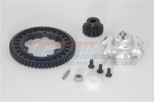 ALUMINIUM GEAR ADAPTER STEEL SPUR GEAR 54T MOTOR GEAR 16T TRAXXAS XMAXX - TXM355416T-S