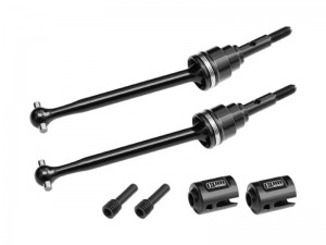 GPM STEEL FRONT / REAR DRIVESHAFTS AND DRIVE CUPS 10789X FOR RC TRAXXAS MINI XRT VXL 3S 108076-1 - XRTM062FS