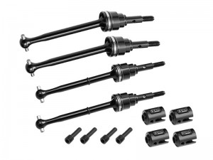 GPM STEEL FRONT & REAR DRIVESHAFTS AND DRIVE CUPS 10789X FOR RC TRAXXAS MINI XRT VXL 3S 108076-1 - XRTM062FRS