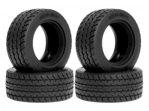 M-CHASSIS RUBBER TIRE 60D 58 X 27mm 50684 FOR TAMIYA XM-01 MB-01 M08 M07 M05 MF-01X T3-01 - RS-TA50684