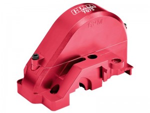 GPM TPS038GC ALLOY OVERSIZED TRANSMISSION GEAR COVERS 10987 FOR TRAXXAS 1/6 FUNCO PRO SCALE 2WD SAND CAR 8S 109076-4 - RED - TPS038GC-R