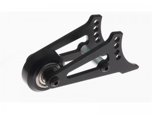 ALUMINUM REAR SINGLE WHEELIE BAR BS8 FOR TAMIYA CW-01 LUNCH BOX PAJERO PUMPKIN - RS-TABS8/BK