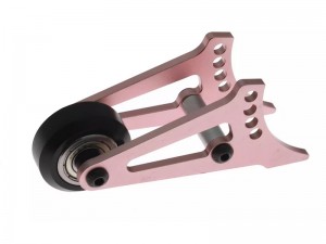 ALUMINUM REAR SINGLE WHEELIE BAR BS8 FOR TAMIYA CW-01 LUNCH BOX PAJERO PUMPKIN - CHAMPAGNE - RS-TABS8/CH