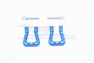 GPM TRX4002 ALUMINUM FRONT/REAR BUMPER D-RINGS TRAXXAS 1/10 TRX4 DEFENDER TRAIL CRAWLER - Blue - TRX4002-B