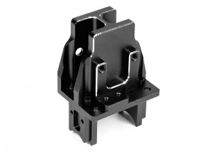 ALLOY CENTER DIFF COVER ARA-2041 FOR 1/8 KRATON 6S V6 EXB / 1/8 NOTORIOUS V6 6S BLX - BLACK - RS-ARA2041/BK