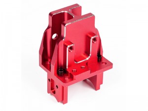 ALLOY CENTER DIFF COVER ARA-2041 FOR 1/8 KRATON 6S V6 EXB / 1/8 NOTORIOUS V6 6S BLX - RED - RS-ARA2041/RE